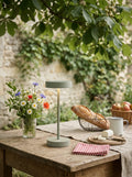 Sandy Mini - Lampe De Table Sans Fil - Aluminium - Vert