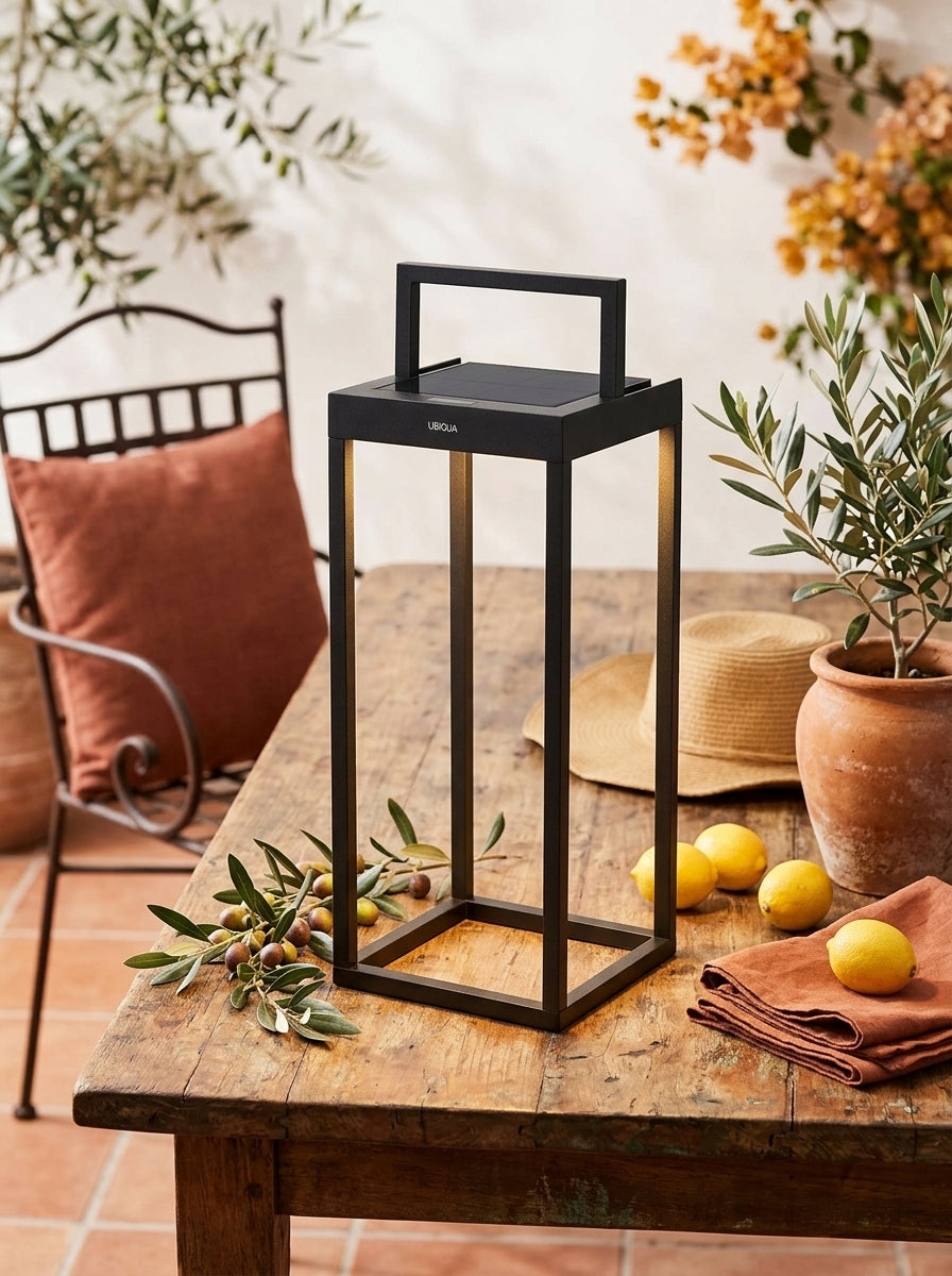 Handy - Lanterne Solaire - Aluminium - Noir