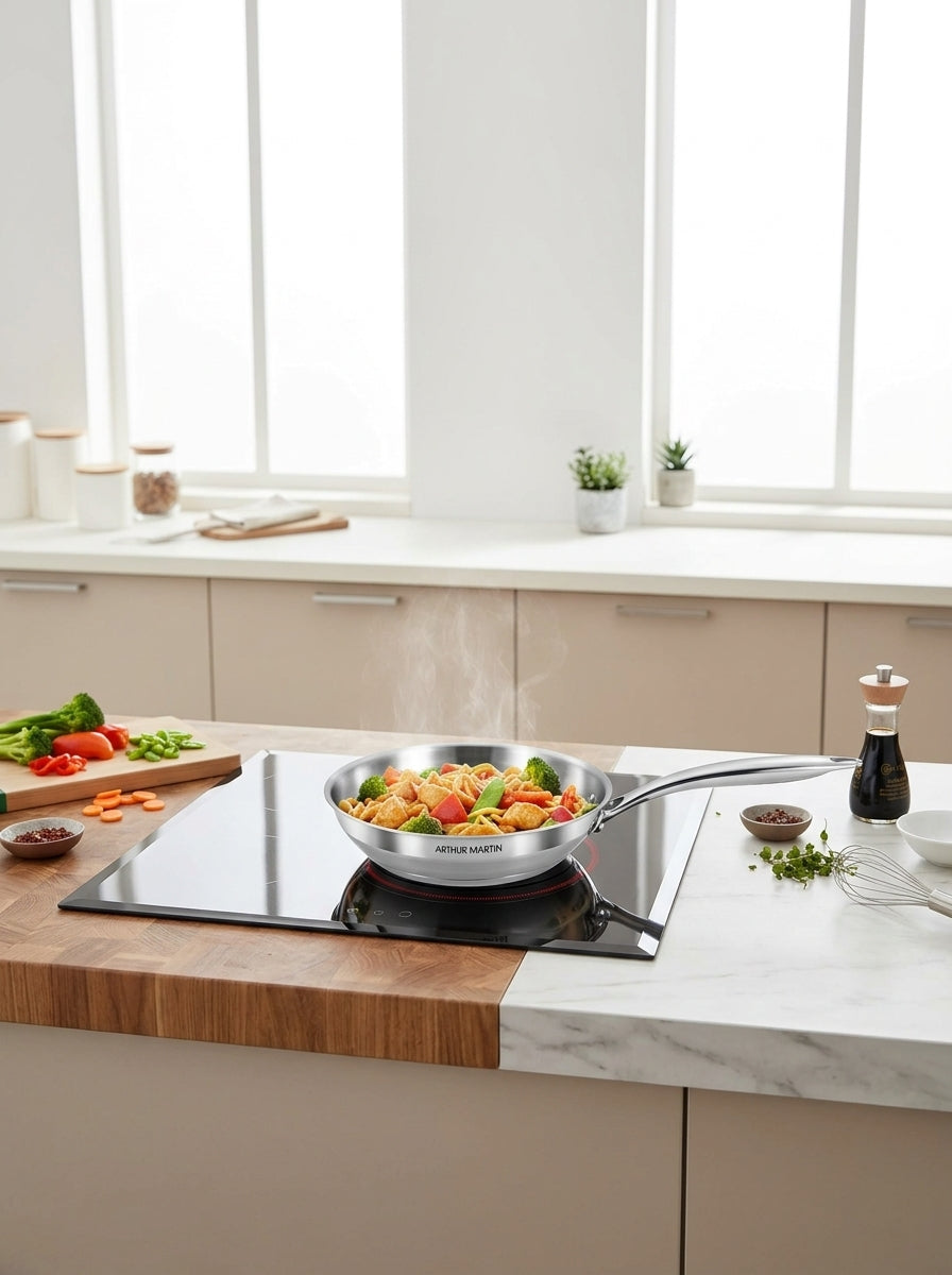 Poêle 20cm - Acier Inoxydable - Inox