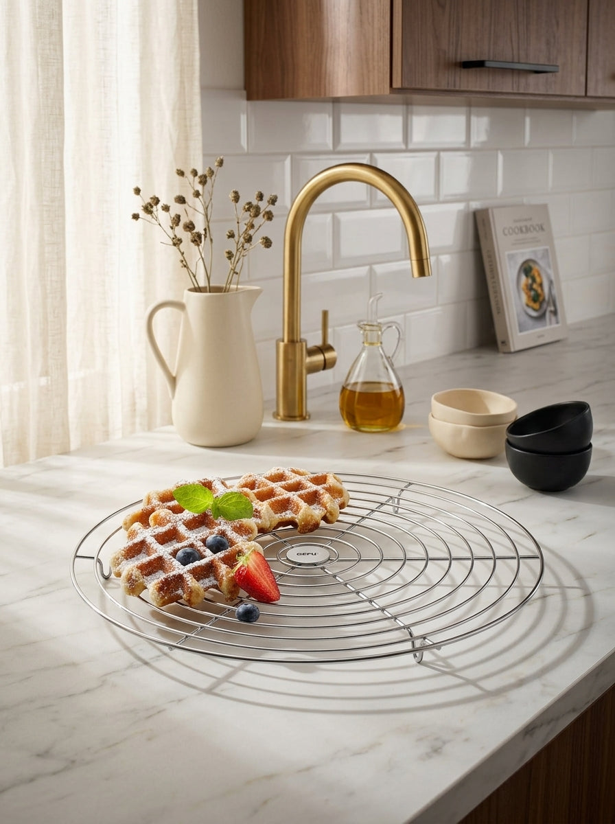 Ario - Grille De Refroidissement Pour Gâteaux - Argent