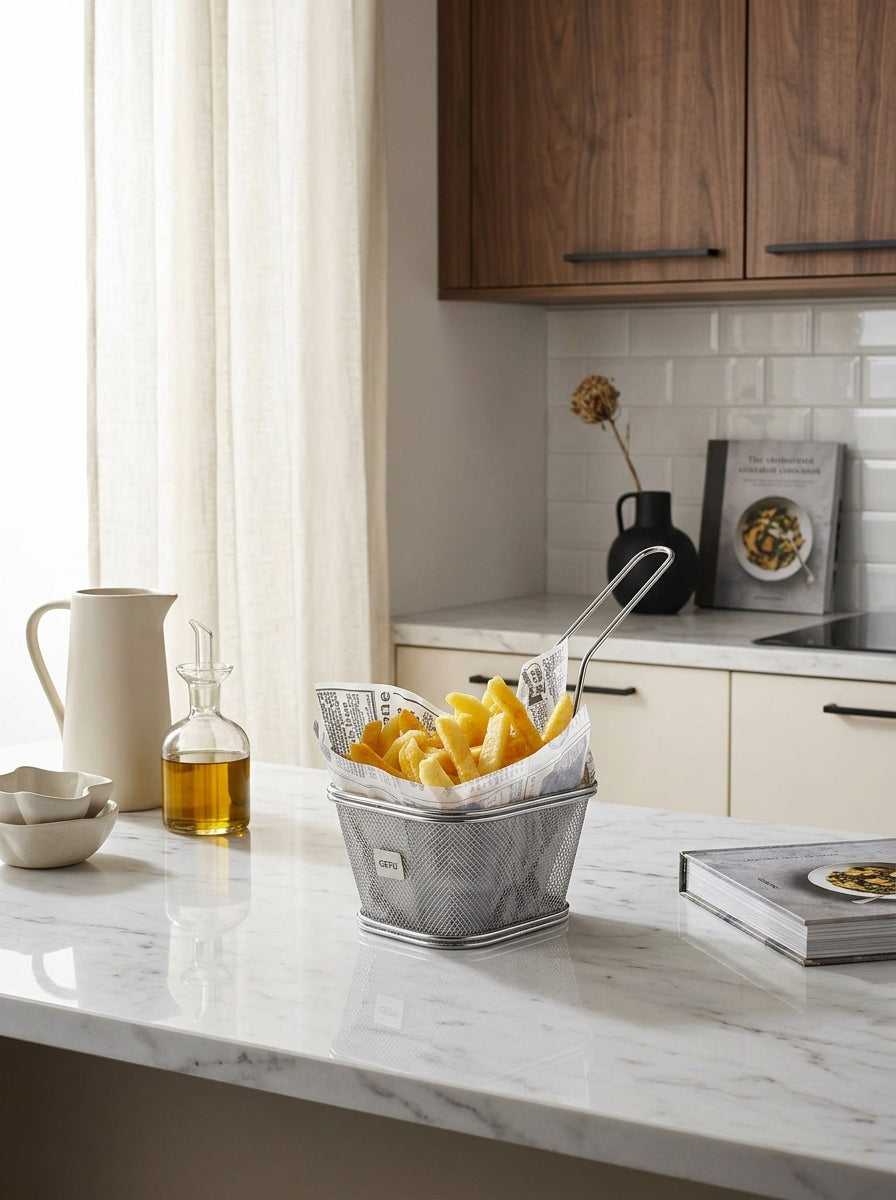 Bbq - Mini-Panier De Service Pour Barbecue, Grand - Argent