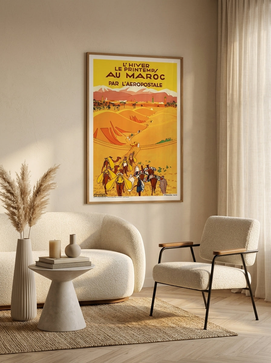 Air France - Aéropostale / (A151) Lhiver Le Printemps Au Maroc