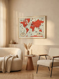 Air France - Mappemonde 1939 A284