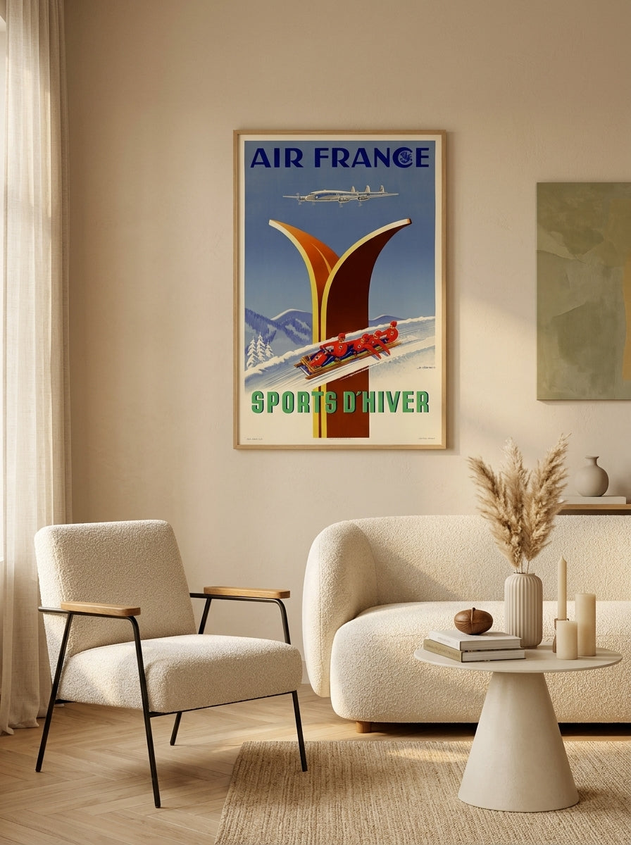 Air France - Sports D'hiver A048