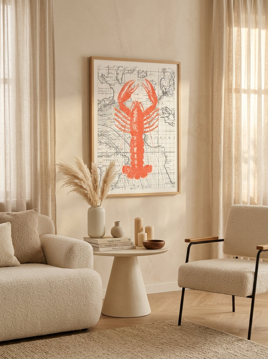 Salam Editions - Homard Atlantique - Risographie