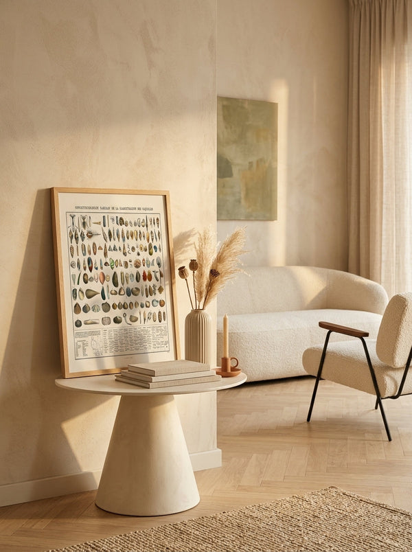 Sciences Naturelles - Tableau Des Coquillages