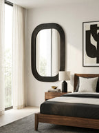 Duro - Mirroir - Aluminium - Noir