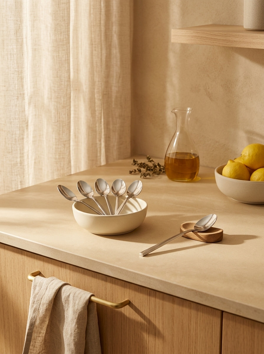 Terno - Set De 6 Cuillères À Café - Inox - Argent