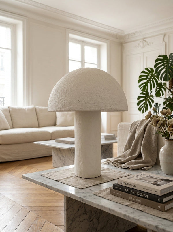 Nome - Lampe De Table - Paper;Metal - Blanc