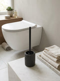 Suds - Brosse Wc Avec Support Antracite - Polyrésine - Gris