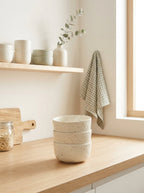 Studio Urban - Set De 4 Bols - Porcelaine - Beige