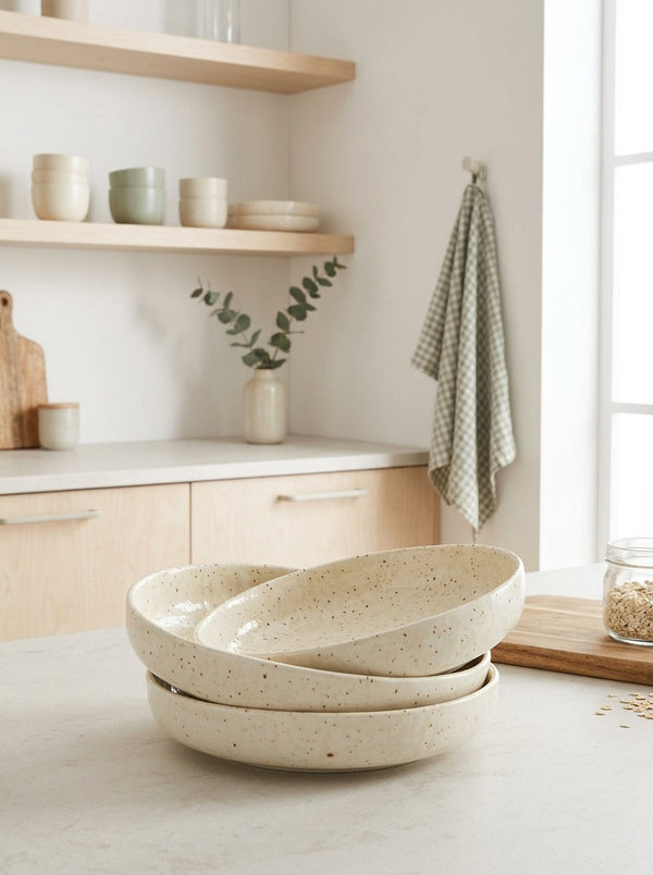 Studio Urban - Set De 4 Bols - Porcelaine - Beige