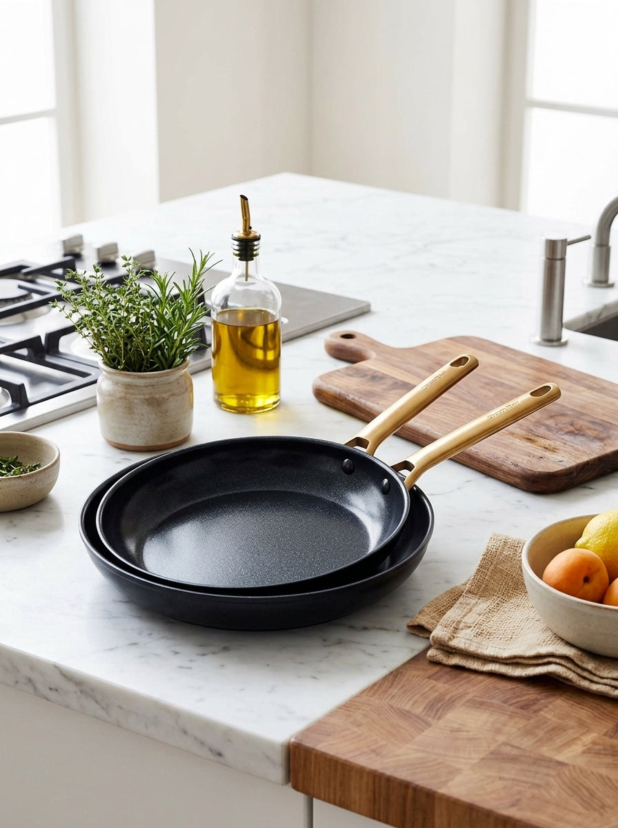 Greenpan Padova Lot De 2 Poêles 20+28Cm Noir