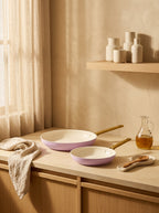 Greenpan Padova Lot De 2 Poêles 20+26Cm Rose