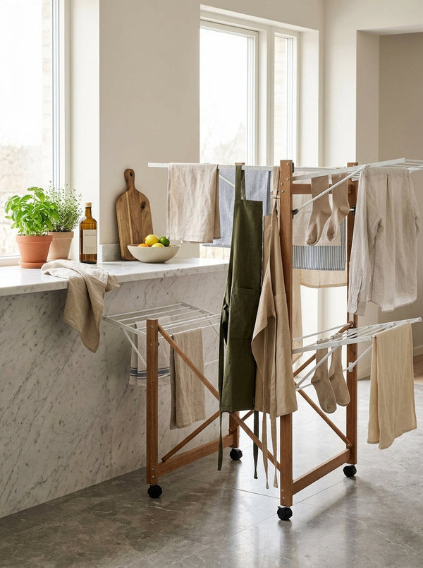 Étendoir À Linge Pliable Ushuaia Xxl - 32M - Bois