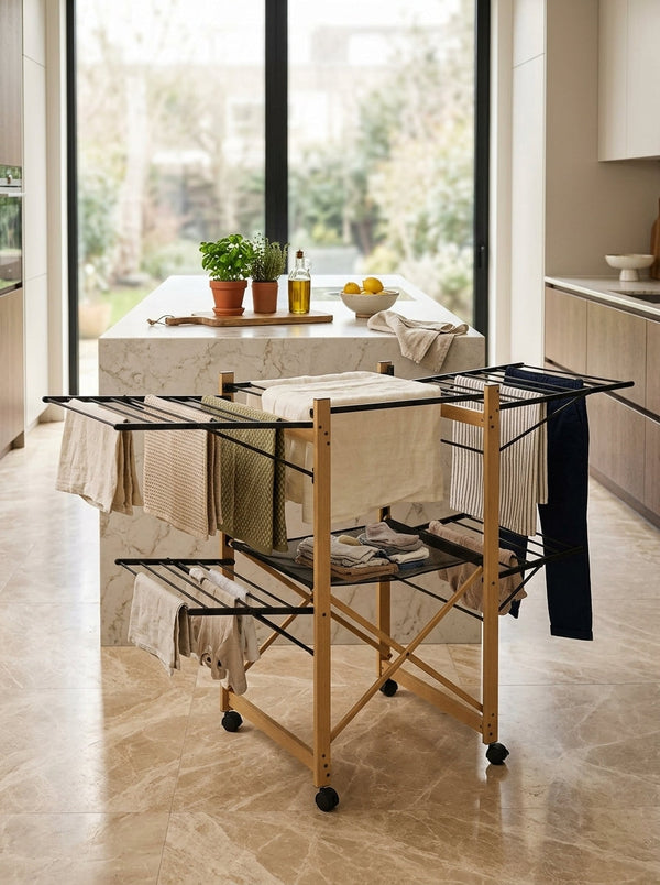 Étendoir À Linge Pliable Ushuaia - 28M - Bois