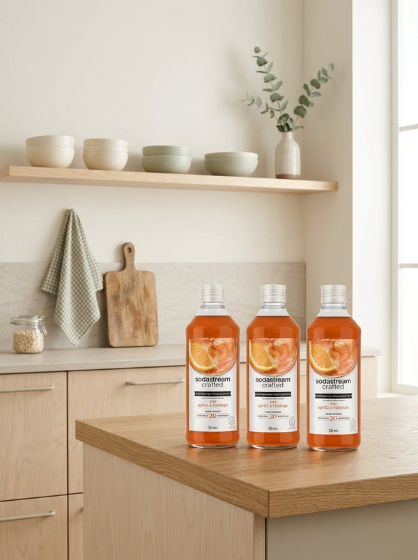 Lot De 3 Cocktails Mixer Saveur Spritz Sans Alcool - 330Ml