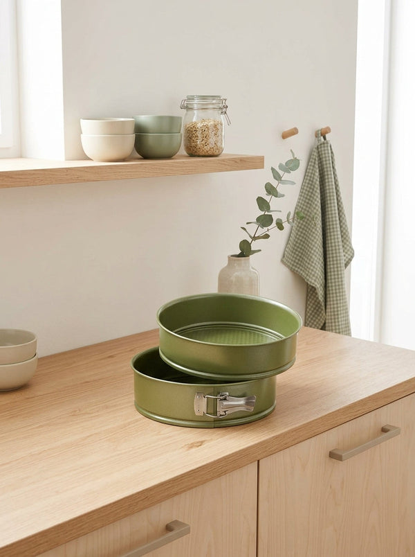 Zenker - Ensemble De 2 Moules À Manqué À Charnière 24 Cm Zenker Green Vision - Vert