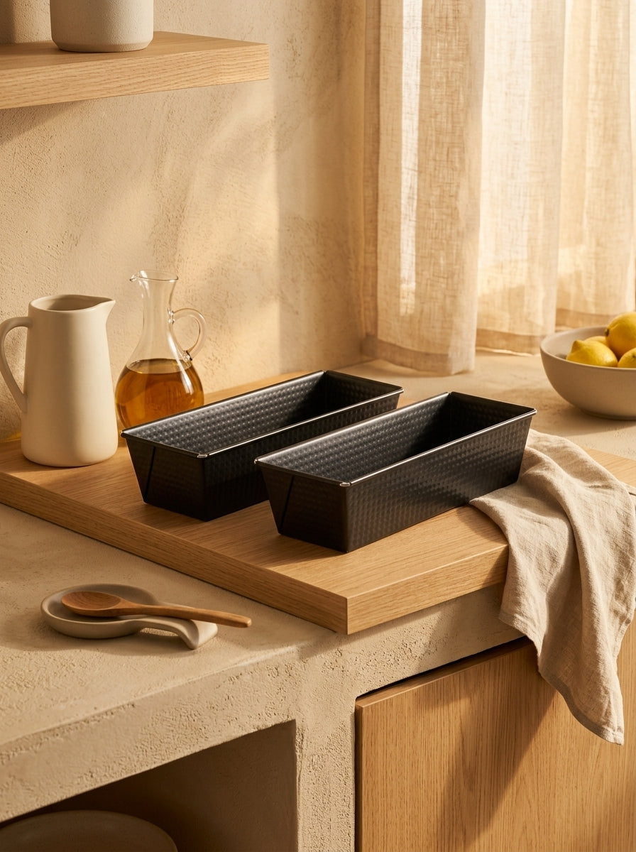 Zenker - Lot De 2 Moules À Cake 25 Cm Zenker Pure - Noir