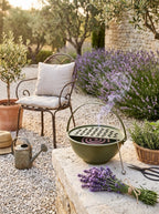Austin - Support Spirale Antimoustiques Table Et Sol Avec Tige Magnétique - Vert Olive - Métal