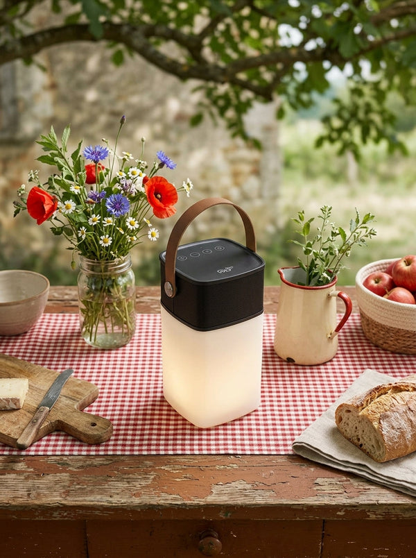 Milano - Enceinte Bluetooth Avec Lumière LED - Noir