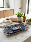 Pechino - Set De 3 Plateaux Décorés - Céramique