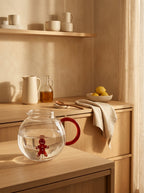 Monterey - Pichet Bonhomme Pain D'Epices - Verre Borosilicate - 1,7L