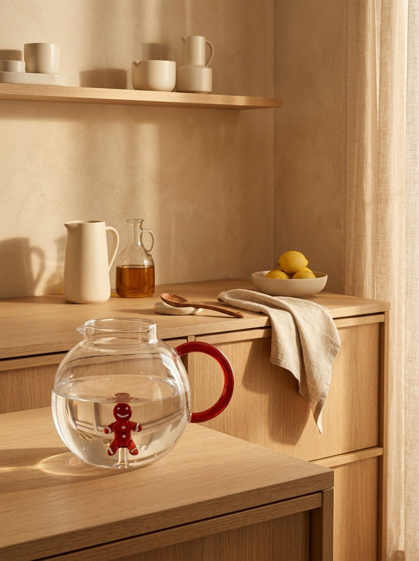 Monterey - Pichet Bonhomme Pain D'Epices - Verre Borosilicate - 1,7L