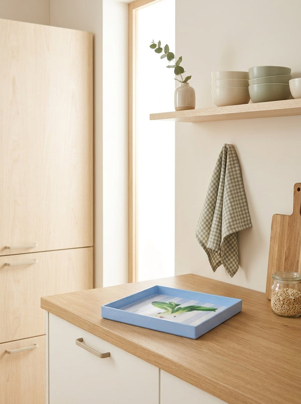 Mykonos - Plateau Vide-poches Carré Lapin - PVC