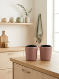 Osaka - Set De 2 Tasses - Rose Poudré - Métal - 100ml