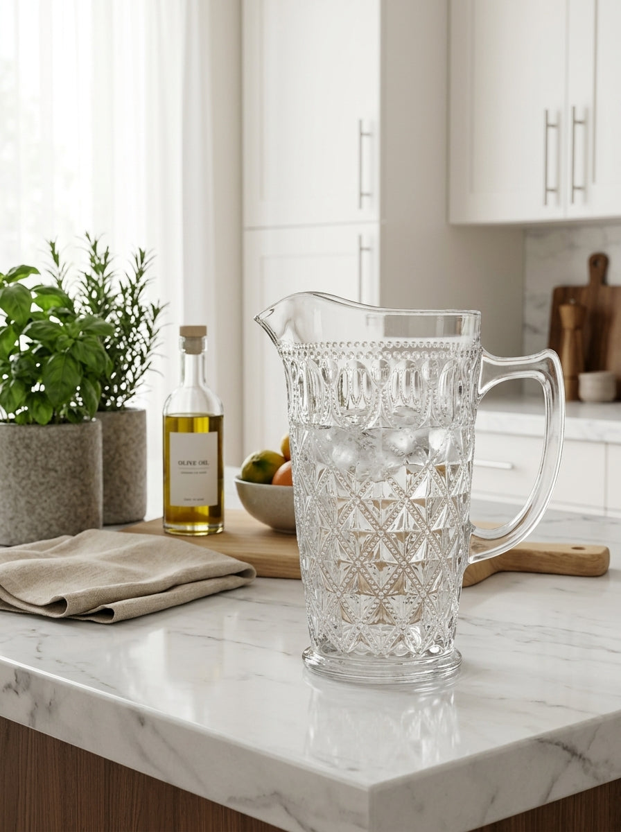 Dubai - Carafe - Transparente - Verre Borosilicate - 1,5L