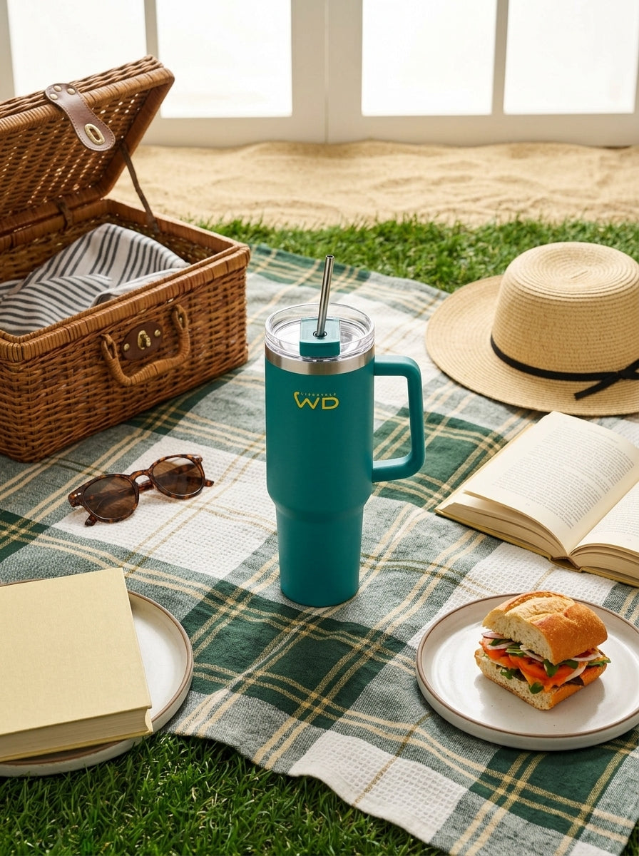 Miami - Mug Américain - Pétrole - Métal - 1,2L