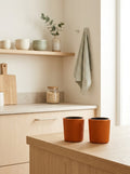 Osaka - Set De 2 Tasses - Orange - Métal - 100ml