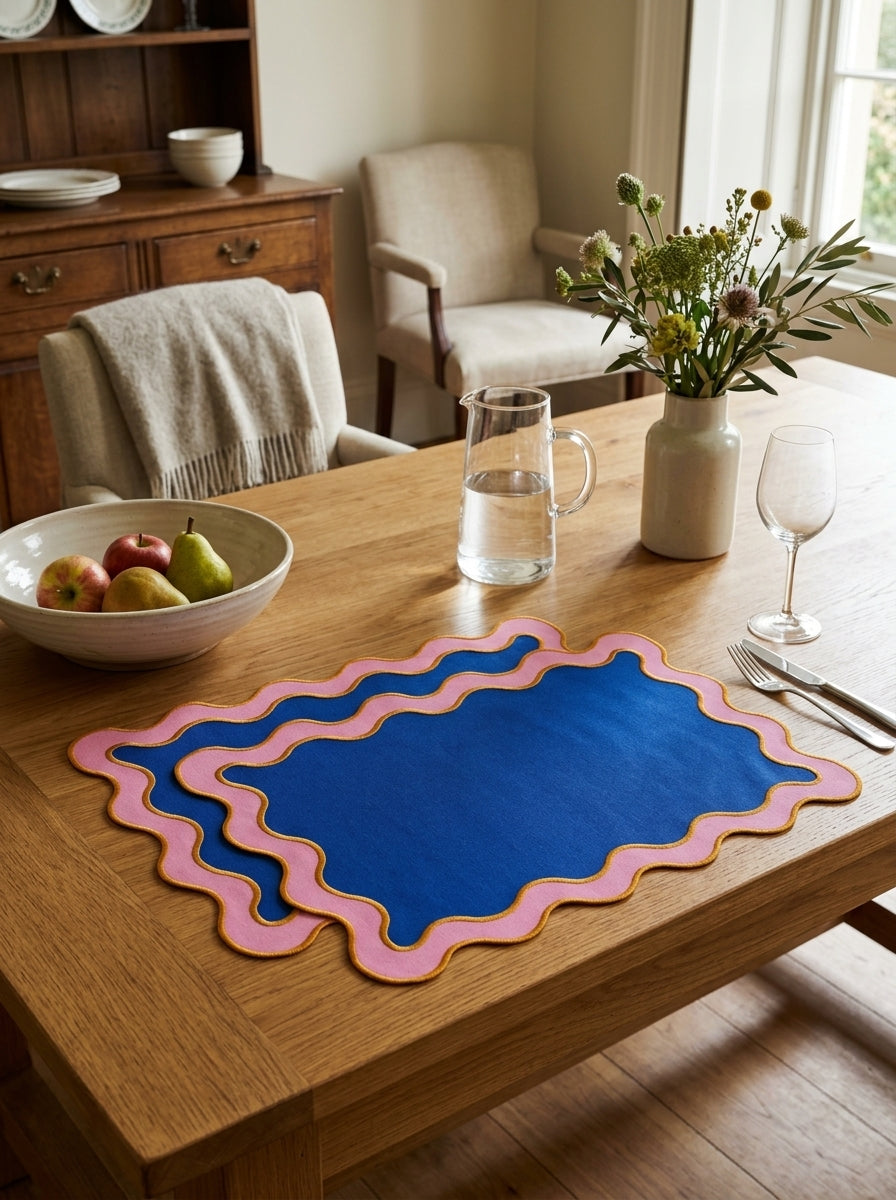 Samarcanda - Lot De 2 Sets De Table - Rose - Textile