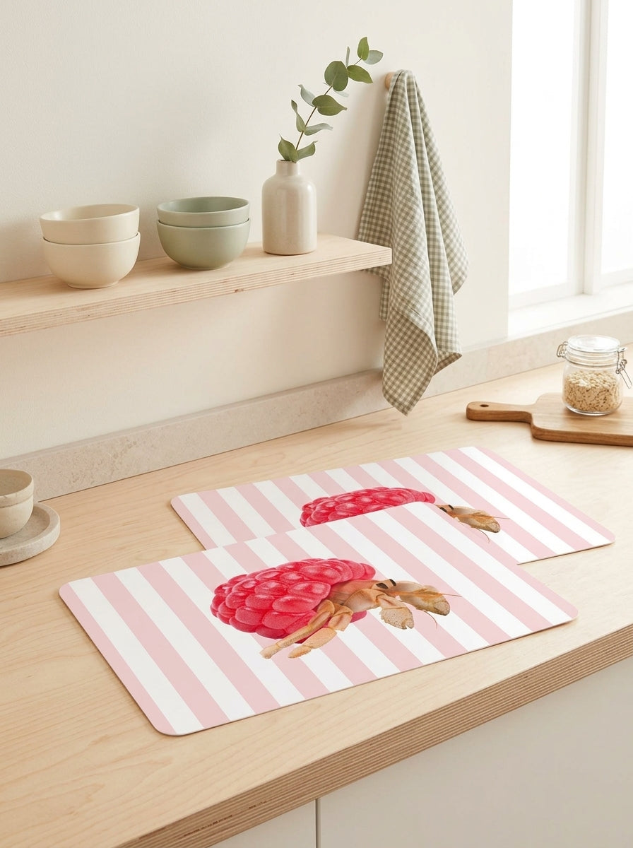 Mykonos - Lot De 2 Sets De Table Bernard-l'hermite - PVC