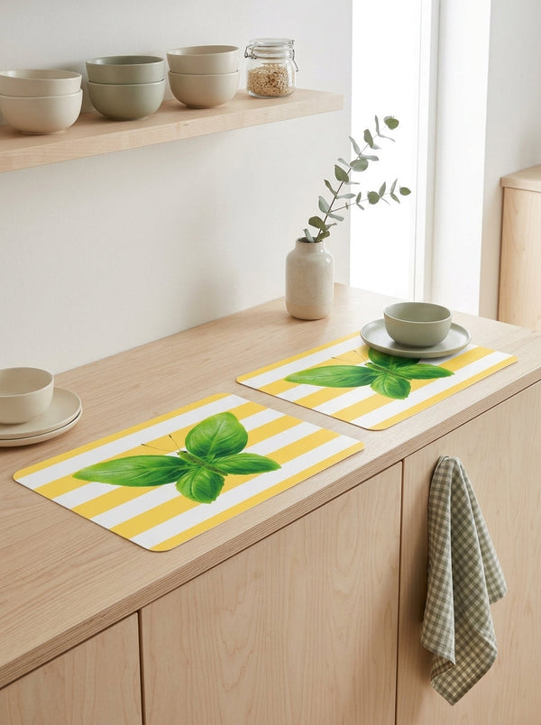 Mykonos - Lot De 2 Sets De Table Papillon - PVC