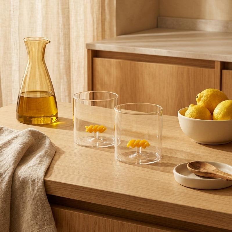 Monterey - Lot De 2 Gobelets Fusillos - Verre Borosilicate - 250ml
