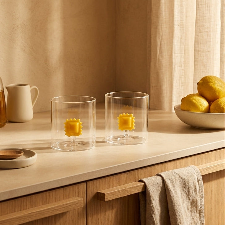 Monterey - Lot De 2 Gobelets Raviolos - Verre Borosilicate - 250ml