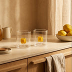 Monterey - Lot De 2 Gobelets Raviolos - Verre Borosilicate - 250ml