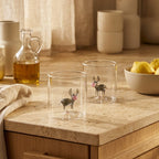 Monterey - Lot De 2 Gobelets Anes - Verre Borosilicate - 250ml