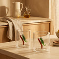 Monterey - Lot De 2 Gobelets Geckos - Verre Borosilicate - 250ml