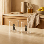 Monterey - Lot De 2 Gobelets Chats - Verre Borosilicate - 250ml