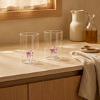 Monterey - Lot De 2 Gobelets Méduses - Verre Borosilicate - 500ml