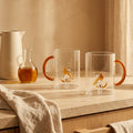 Monterey - Lot De 2 Mugs Chiens - Verre Borosilicate - 420ml