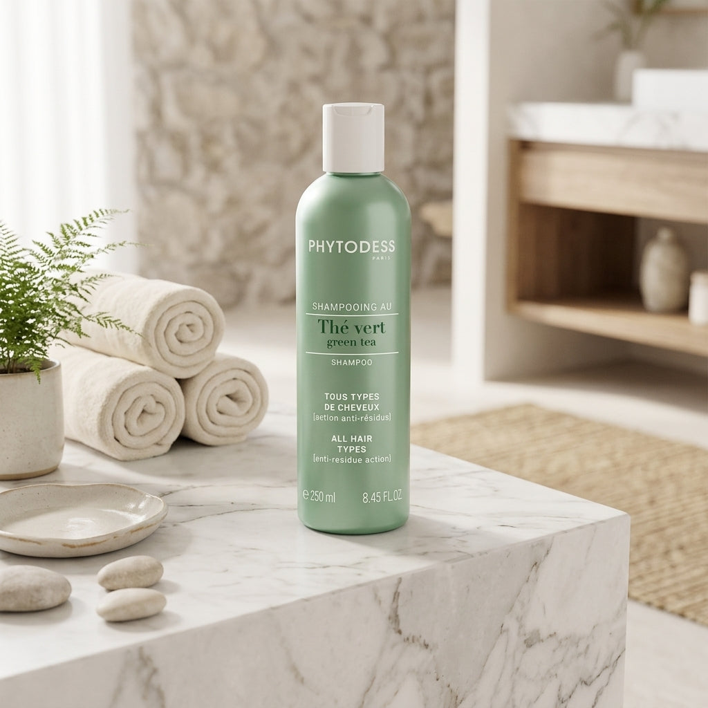 Shampooing Au Thé Vert - Action Anti-Résidus