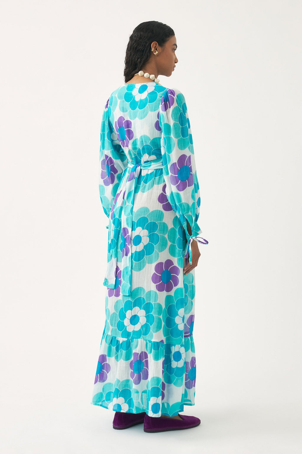 Robe Longue Suny - Bleu