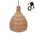Bella - Suspension Solaire - Rotin - Beige
