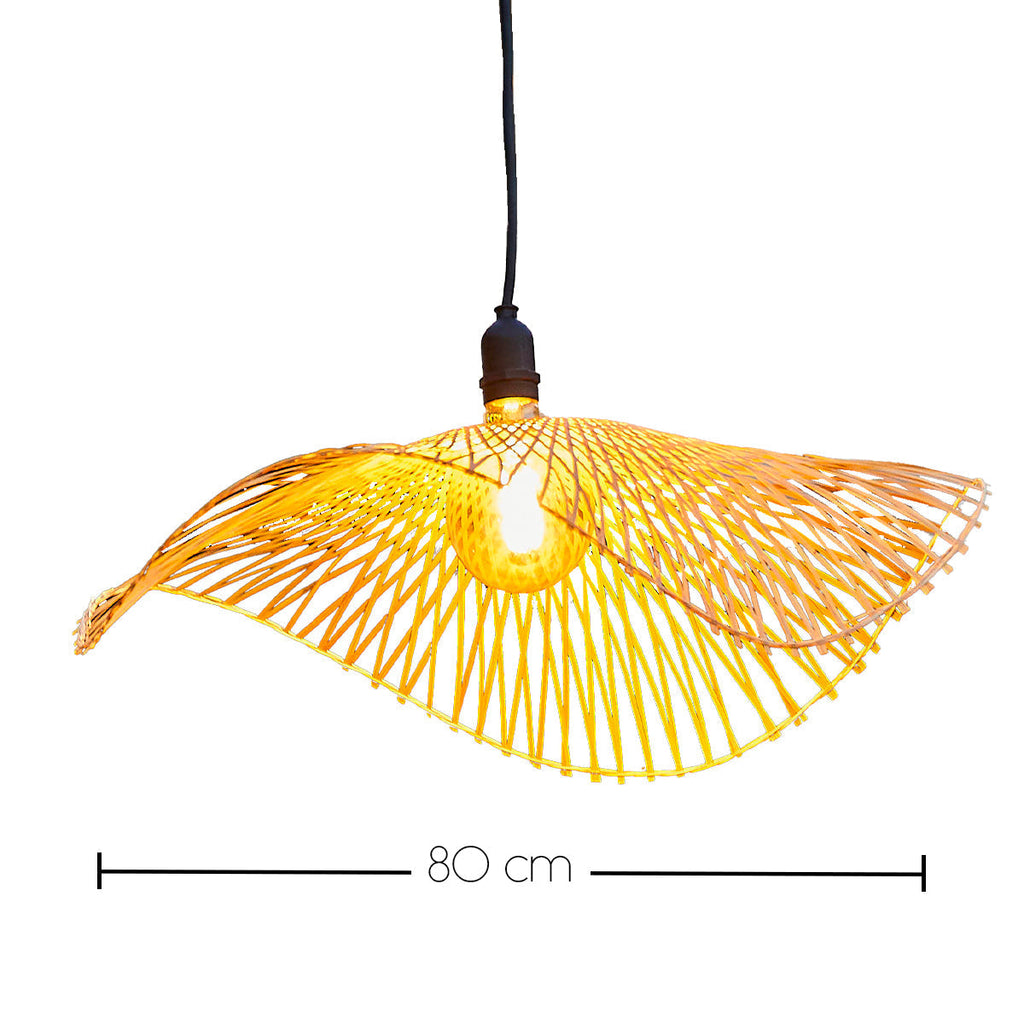 Laia - Suspension Sans Fil - Bambou - Beige