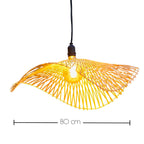 Laia - Suspension Solaire - Bambou - Beige