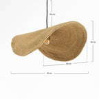 suspension modulable matiere naurelle maho d 91 cm